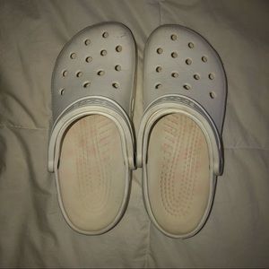 Classic White Rubber Crocs